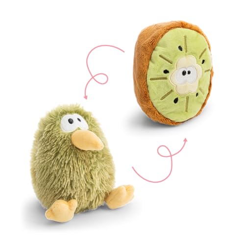 NICI Kuscheltier Kiwi mit Wendefunktion 15cm 2 in 1 - grün - Weiches NICI-Plüschtier – Ideal zum Kuscheln, Spielen und als Begleiter zu Hause, im Kindergarten oder unterwegs | 62991