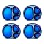 Iridescent Blue / 4 Plates