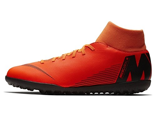 Nike Superflyx 6 Club TF, Zapatillas de Deporte Unisex Adulto, Multicolor (Total Orange/Black-T 810), 44 EU