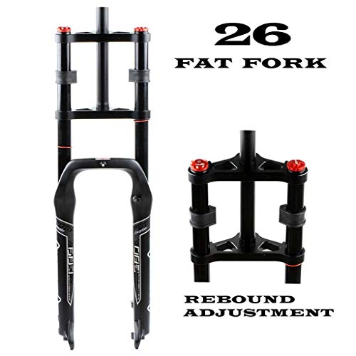 TYXTYX Bicycle Suspension Fork Shock Absorber Aluminum Mountain Bike Front Fork 26 Inch