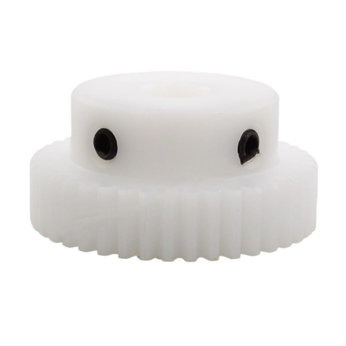 Cylindrical Drive 1pcs 1 Module 18T Plastic Spur Gear with Step 1M 18 Teeth Straight Teeth Gear 5mm 6mm 8mm 10mm Bore Pinion Driver Gear Rack Machinery(10mm bore)