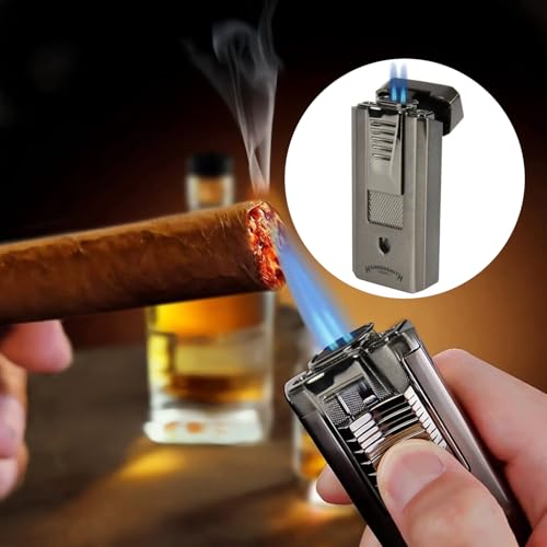 Encendedor soplete doble llama butano Hammersmith miniatura 2