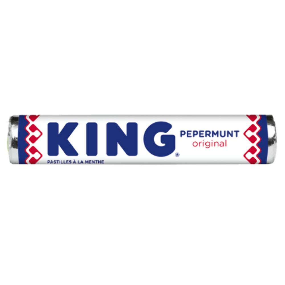 King Peppermints | Rollo De Menta Individual (36 Piezas) | Mentas Holandes | Caramelos King | 36 Pack | 1584 Gramo Total
