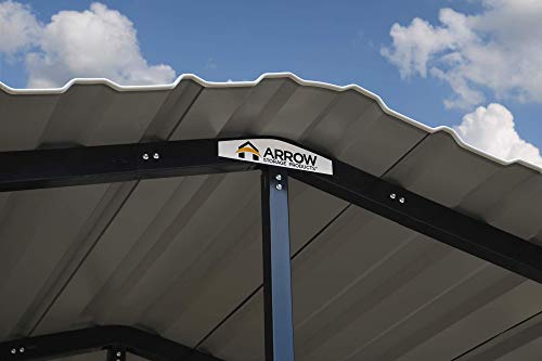 Arrow 20' x 20' Metal Carport - Image 11