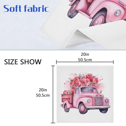 Servilletas de Tela Día de San Valentín Set de 6 miniatura 6