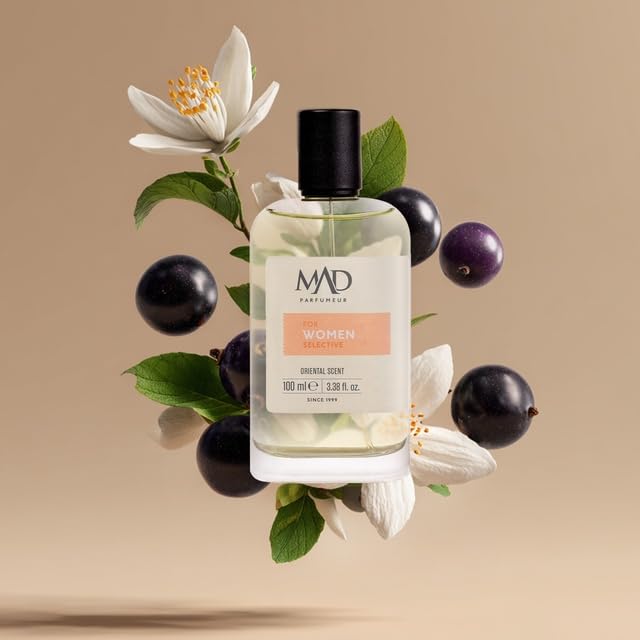 Mad W201 Selective Eau de Parfum (EDP) 100 ml Kadın Parfüm – Siyah Frenk Üzümü, Yasemin ve Vanilya ile Tatlı Zarif ve Oryantal