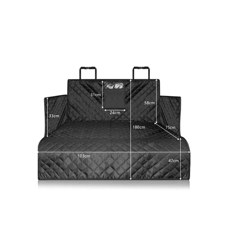 Manta Maletero Coche Alfombrilla para Mascotas de Maletero para Modelo Y 2023, Funda Asiento, Tela Oxford, Accesorio protección Interior para Ropa Cama