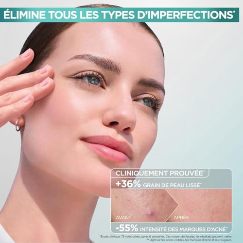 GARNIER Pure Active - Soin Exfoliant Visage - Réduit Les Marques D'acné & Les Pores - Niacinamide, AHA & Acide Salicylique - Formule Liquide Légère - Vegan & Cruelty Free - Unisexe - 120 ml – Image 5