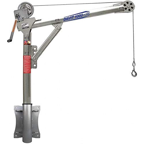 Davit Crane Kit, Manual, Capacity 1000 lb. Industrial