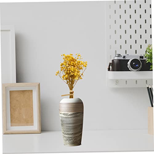 5 piezas ramo de flores secas Babysbreath para hogar y boda miniatura 7