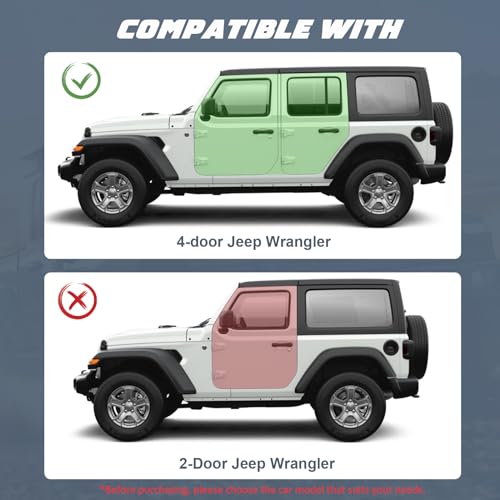 Estribos laterales para Jeep Wrangler JL 2018-2024 acero inoxidable miniatura 3