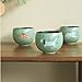 Ceramic Coffee Cups, Egg cup, Chinese Traditional Handmade Porcelain, High-temperature Underglaze, Tea Cups, Gift for Friends, Girlfriend, Colleagues, Supervisor, Family.(dachshund)