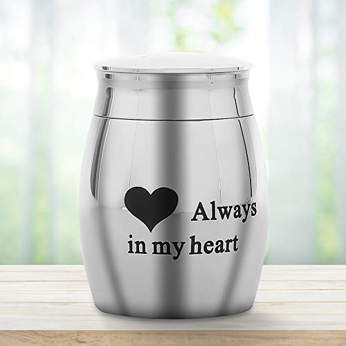 Pvnoocy, urna per cremazione, in acciaio inox