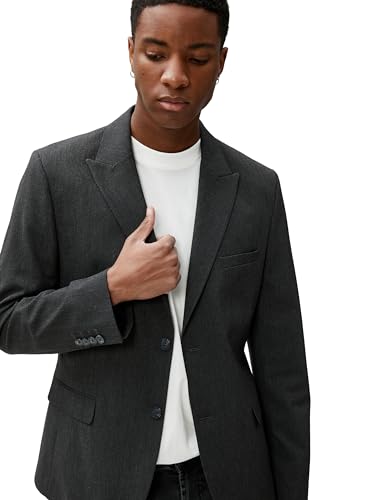 Blazer Koton homme gris taille 50 veste coupe slim fit à boutons