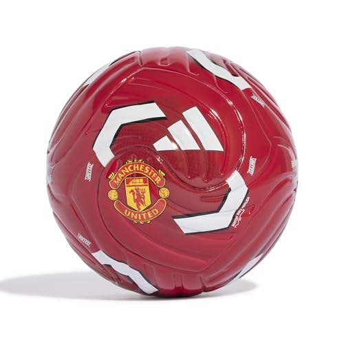 adidas Adult Manchester United Home Mini Ball mufc red/white 1