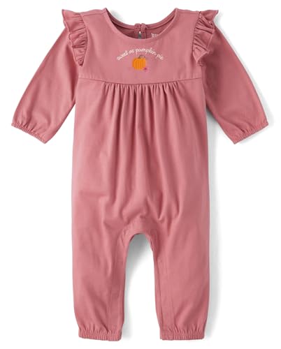 Image of The Children's Place baby-girls And Newborn Long Sleeve Romper Bodysuit