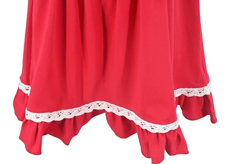 Image of Unique Baby Girls Smocked Holiday Dress for Big Kids and Toddler Outfit Clothes with Embroidery