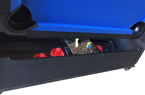 Charlsten Multi Airhockeytisch/Billardtisch Holzoptik - 2-in-1 zusammenklappbar – Bild 5