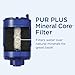 PUR PLUS Faucet Mount Replacement Filter 2-Pack, Genuine PUR Filter, 3-in-1 Powerful, Natural Mineral Filtration, Lead Removal, 6-Month Value, Blue (RF99992)