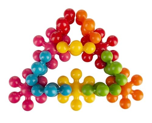 Image of Star Shaped, Star Block Interlocking Blocks Colorful Star Building Blocks Educational Construction Blocks for Kids Multicolor (200 Pcs)