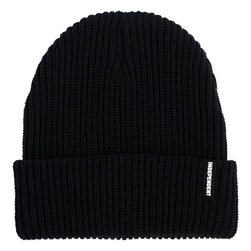 INDEPENDENT Truck Company Baseline Beanie Long Shoreman Hat Black OS Unisex