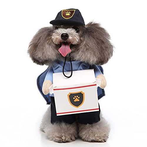 Disfraz de cartero para perros talla XL miniatura 6
