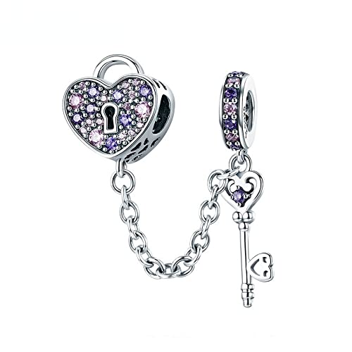 Serrure chaîne de sécurité en cristal pour protéger vos charms