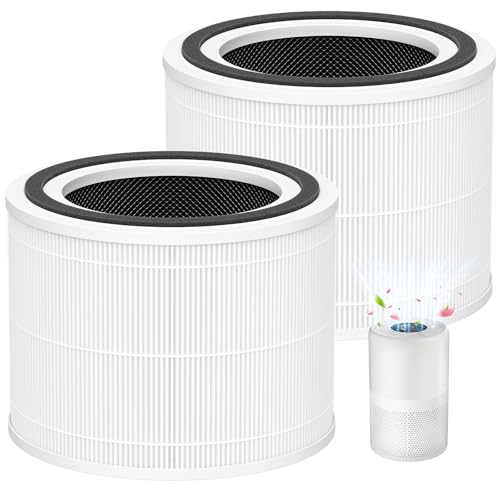 Image of 12070 Replacement Filter for Clorox Turbo Air Purifiers 11070, 2 Pack | 12070 Filters for Clorox 11070 Air Purifier, for Medium Rooms Up to 1,000 Sq Ft, 11070 Filters for Dust, Wildfire Smoke