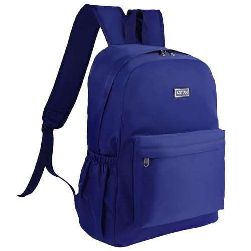Image of 17 Inch Simple Large Backpack, Durable Bookbag for College & Travel Daypack