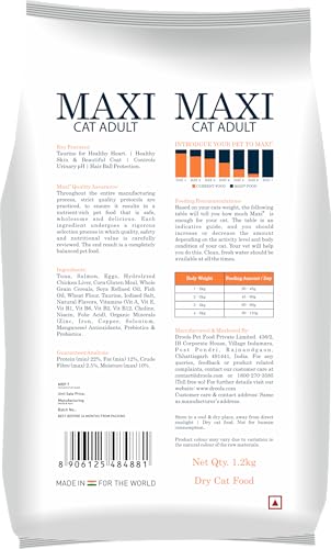 Image of Maxi Tuna & Salmon Dry Cat Food 1.2Kg,Adult