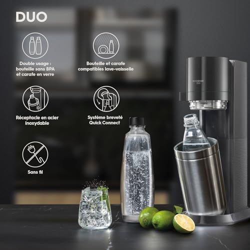 Sodastream Sparkling Water Machine, Black