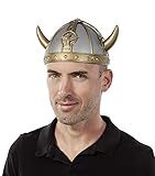 Alter empfohlen: 18 Jahre P\'tit Clown 11101 Wikingerhelm Erwachsene – Kurze Hörner – Mehrfarbig