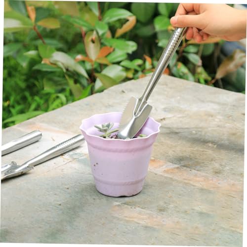 Set mini herramientas de jardinería de acero inoxidable miniatura 6