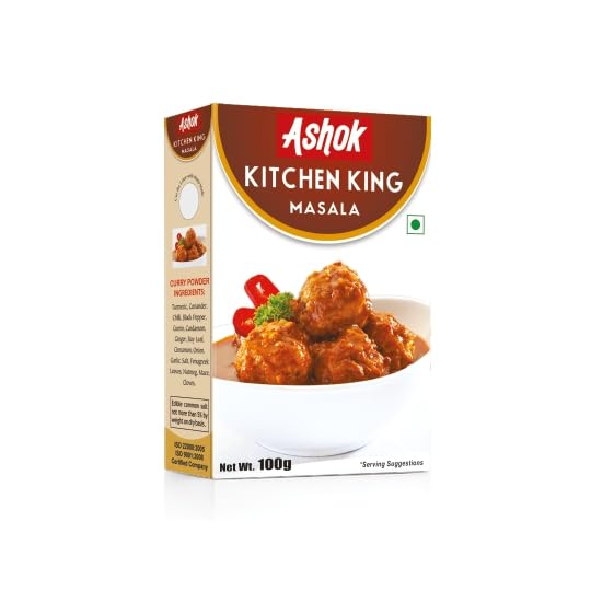 Ashok Kitchen King Masala, Mint;Cumin, Powder, 100 Gram (B07QJT2DN5) Amazon Price History, Amazon Price Tracker