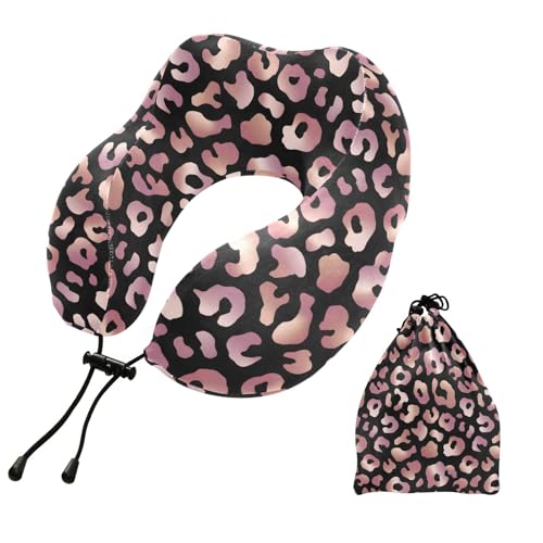 Almohada Espuma Viscoelástica Leopardo Rosa miniatura 1