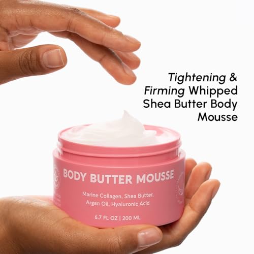MAREE Moisturizer Body Butter Mousse - Whipped Body Butter for Women Smell Good - Facial Moisturizer for Dry Skin - Face Hand Body Cream for Women & Men with Marine Collagen, Shea Butter & Argan Oil - Image 5