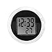 TopHGC Digitale Uhr, universelle Motorrad-Uhr, wasserdicht, Motorrad-Halterung, Mini-Uhr, Schwarz (Upgrade mit Stoppuhr) für Küche, Badezimmer, Glas und Outdoor
