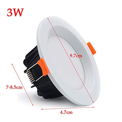 Chip downlight LED encastrable au design épuré pour éclairage de plafond intérieur raffiné