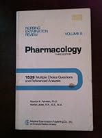 Pharmacology (Nursing Examination Review, Vol. 6) 087488506X Book Cover