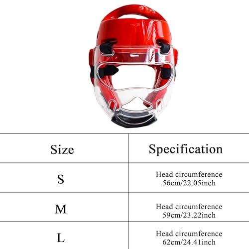 Renopfect Protección Cabeza Boxeo,Protección Craneal MMA - Casco Entrenamiento Ergonómico para Muay Thai, Artes Marciales, MMA y Karate - imagen 5