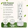 ALTO GARDEN GX Hydroponic Tower | Vertical Planter Tower | Hydroponics Growing System Kit | Food Grade with 24 Net Pots (with LED Grow Lights) #3