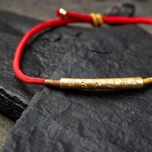 Buddha & Karma Tibetan Red String Bracelet - Handmade Buddhist Lucky Charm for Protection, Good Fortune & Positive Energy - Spiritual Bracelet for Men & Women - Adjustable Bracelets for Daily Wear4