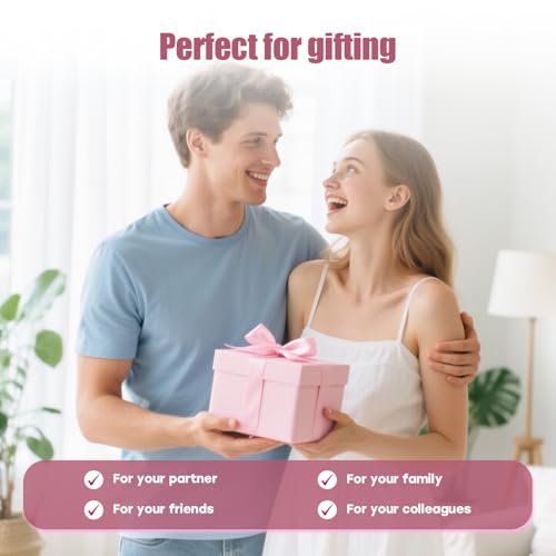 Image of Portable Handheld Back Massager to Relief Muscle Fatigue & Relax, Rose Pink | AImassa wand Portable Massage Tool to Relieve Neck and Shoulder Muscle Fatigue and Promote Relaxation