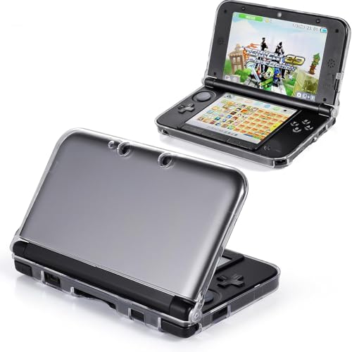 Coque 3DS XL rigide transparente protection anti-rayures pour console Nintendo Old 3DS XL