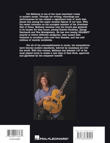 The Pat Metheny Real Book Jazz Fake Book for C Instruments | 147 Songs Including Last Train Home Better Days Ahead and Phase Dance | Hal Leonard Sheet Music for Jazz Musicians and Improvisers - Image 2