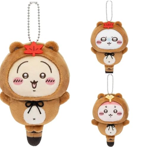 3点セットちぃかわ たぬきだもんくじ うさぎ古本屋モモンガハチワレC賞