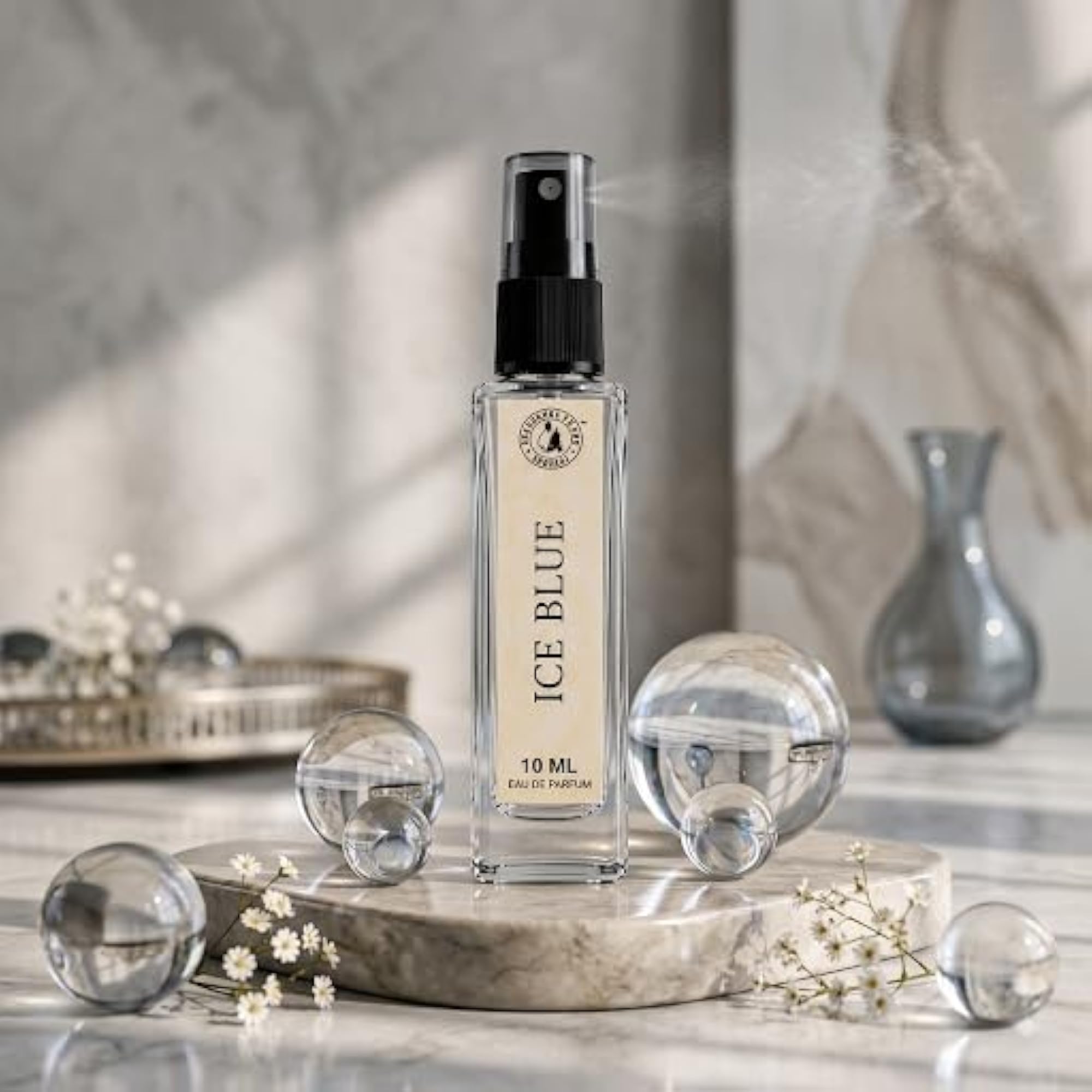 Ice Blue Eau De Parfum 10ml, Fresh Aquatic Aroma