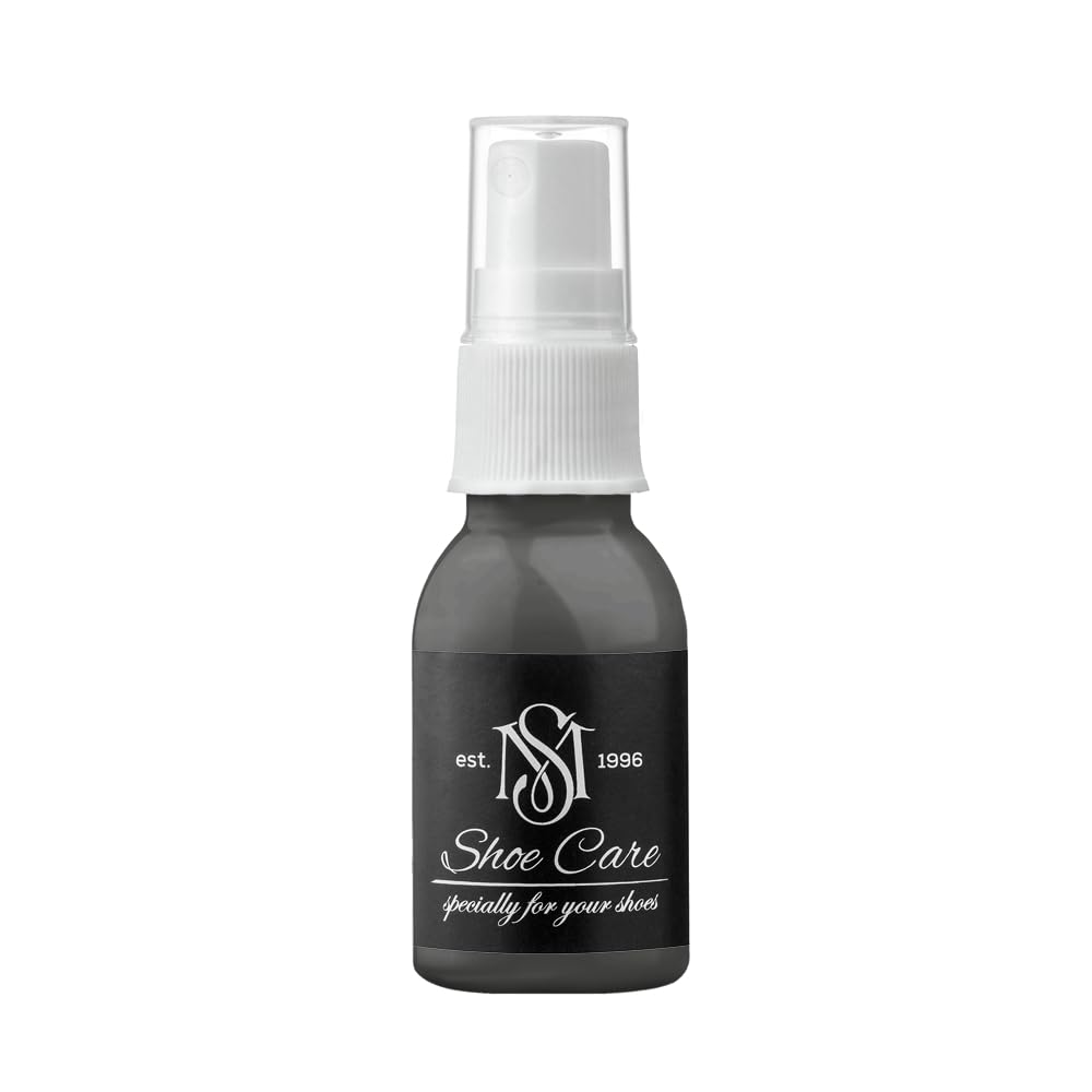 Spray do zamszu i nubuku - NCS S 8000-N Węglowa Czerń - Renowator koloru i impregnat do zamszu, nubuku, weluru marki MAVI STEP - 100 ml / 3.40 fl oz