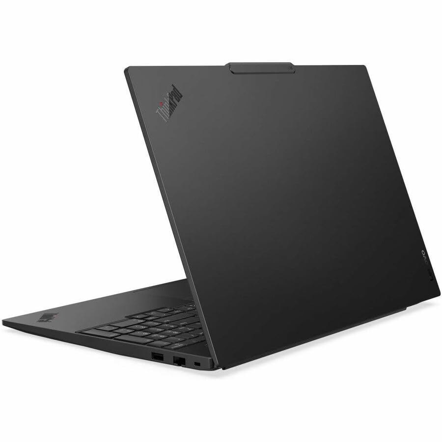 Image of Lenovo ThinkPad E16 Gen 4 21Y4004RUS 16 inch Copilot+ PC Notebook - WUXGA - 60 Hz - AMD Ryzen AI 5 Ryzen AI 300 Series 330-16 GB - 256 GB SSD - English Keyboard - Black - AMD Chip - 1920 x 1200 - Window