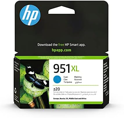 HP 950/951 Pack of 4 Original Black, Cyan, Magenta and Yellow Ink Cartridges (6ZC65AE)(Packaging May Vary)
